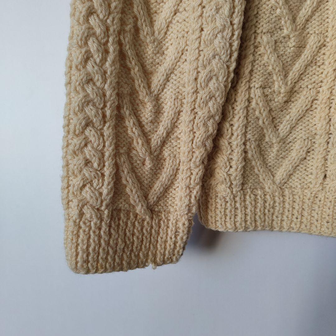 [Elenor Murphy] aran knit cardigan / L