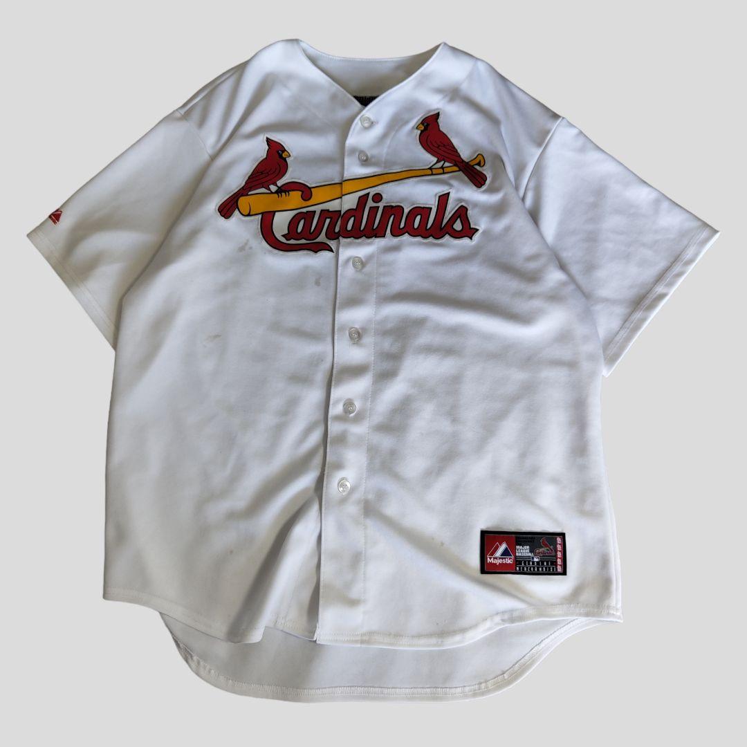 [Majestic] baseball uniform -Cardinals- / XL