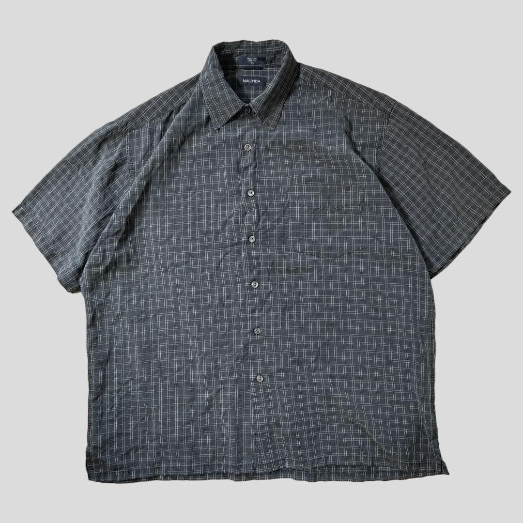 [NAUTICA] half sleeve shirt / XL