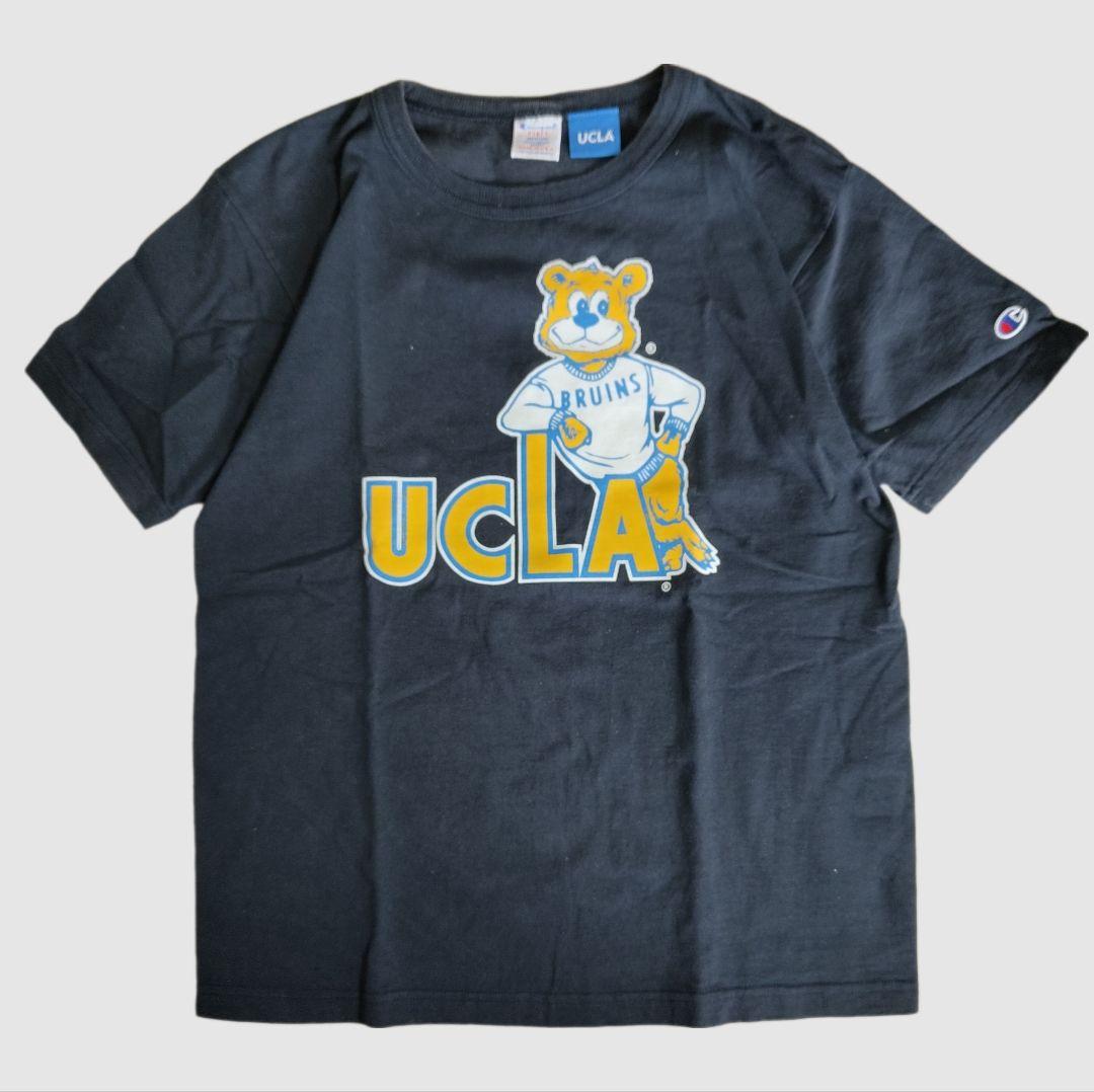 [Champion] print T-shirt -UCLA- , made in USA / M