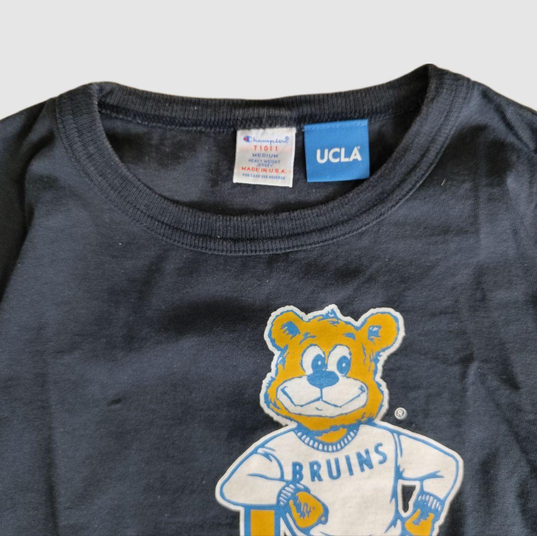 [Champion] print T-shirt -UCLA- , made in USA / M
