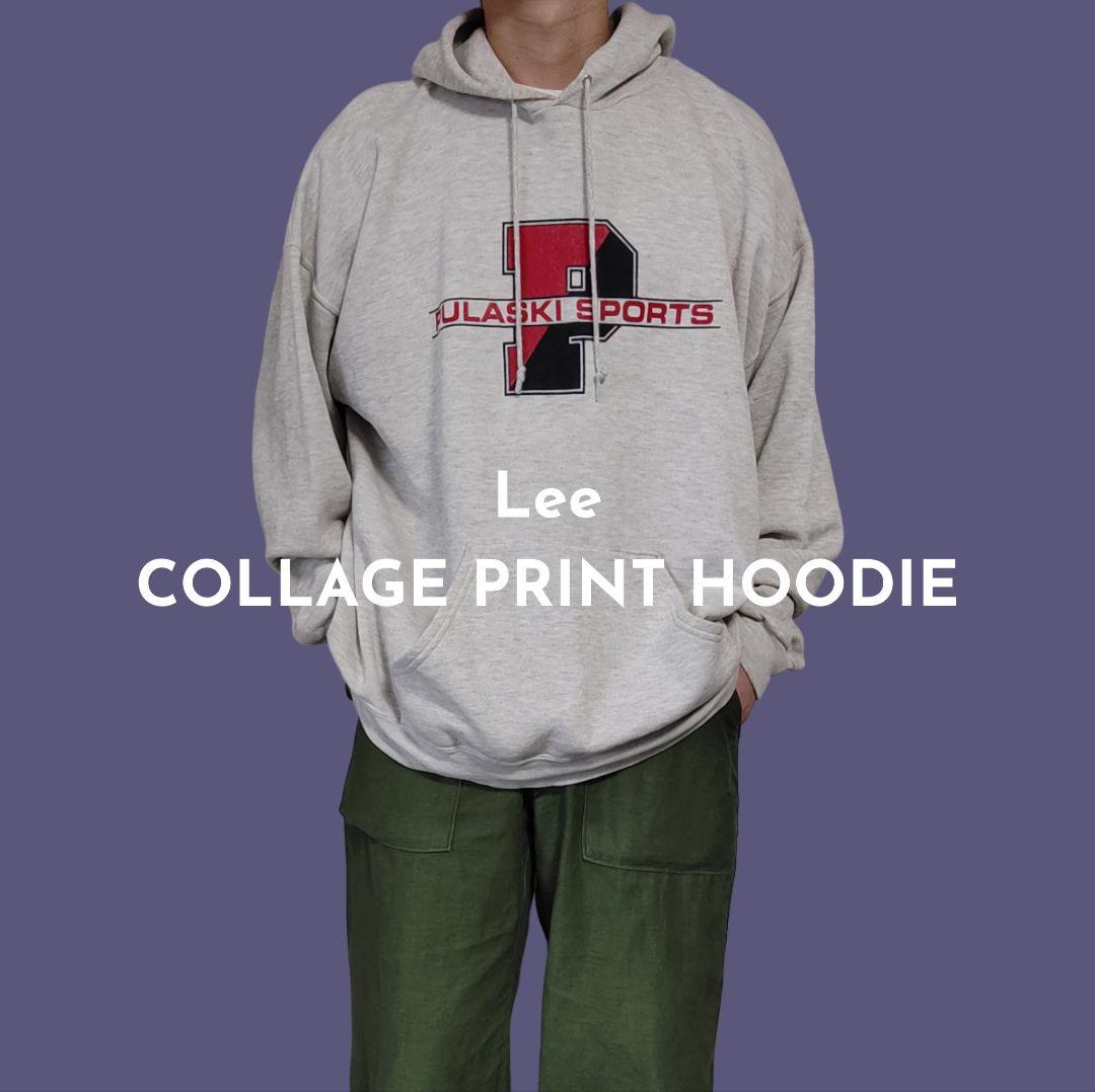 [Lee] collage print sweat / XL