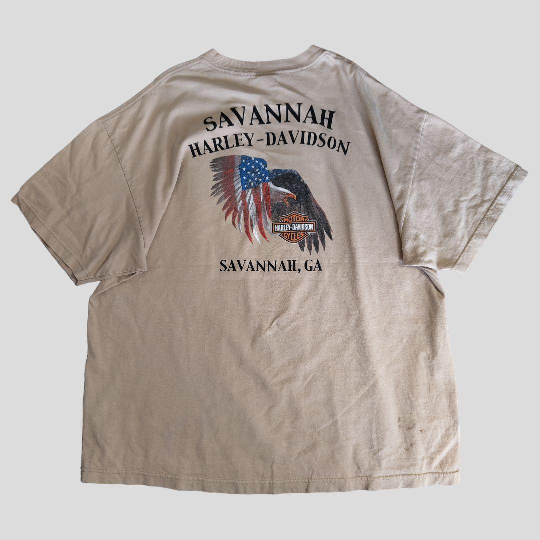 [HARLEY DAVIDSON] print t-shirt / XXL