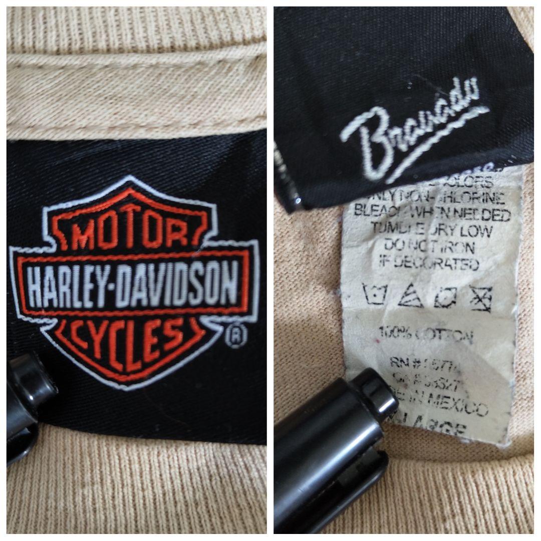 [HARLEY DAVIDSON] print t-shirt / XXL