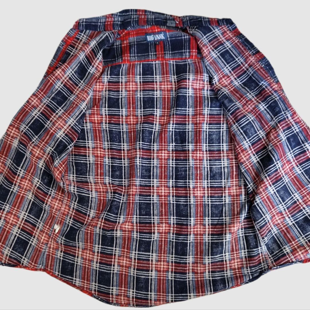 [BIG YANK] flannel check shirt / M