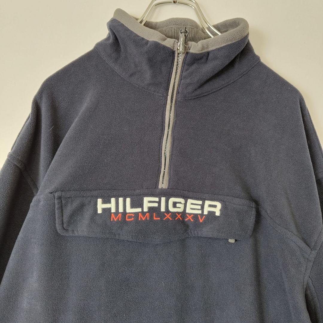 [TOMMY HILFIGER] half zip fleece jacket / XL