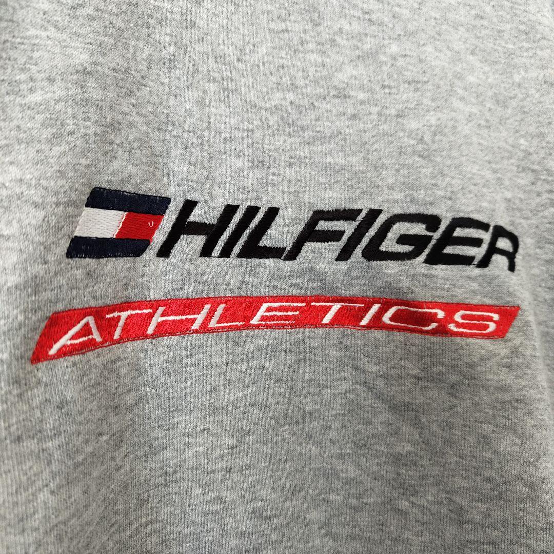 [TOMMY HILFIGER] 90s logo sweat, made in USA