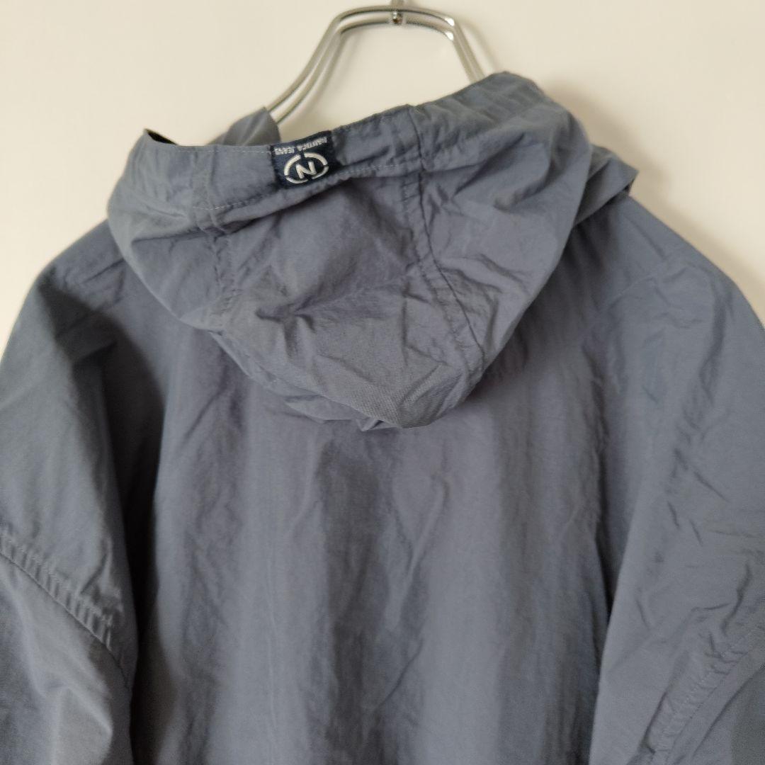 [NAUTICA] half zip nylon jacket / L