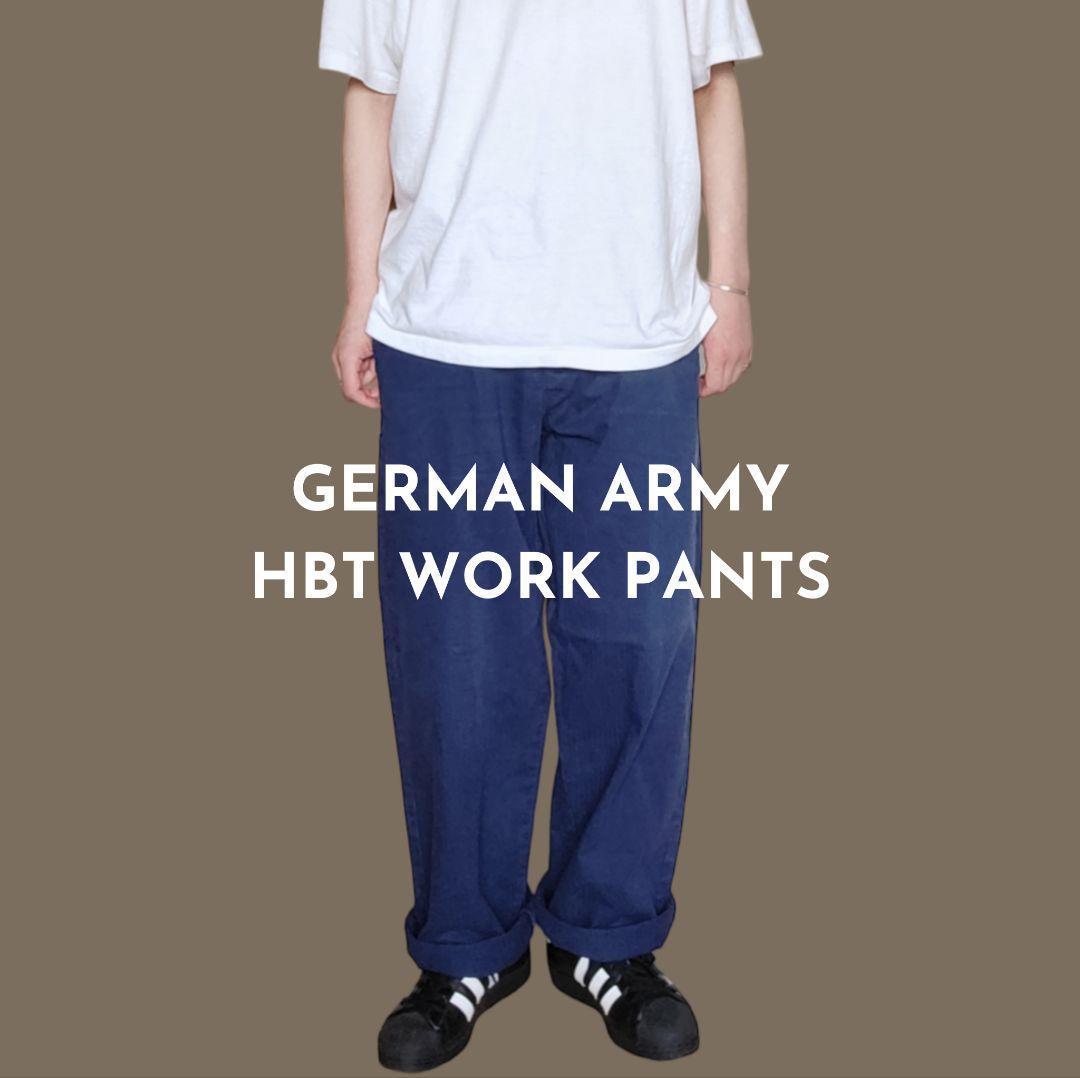[GERMAN ARMY] 90s HBT work pants / 52